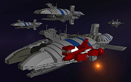 Munificent Star frigates and Republic cruiser